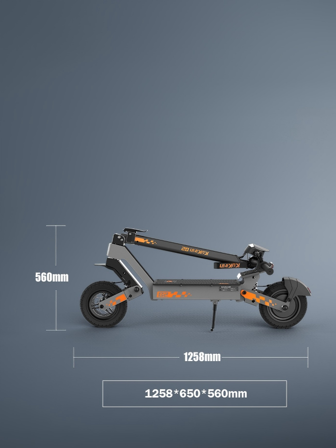 kukirin-g2-dimensions-folded