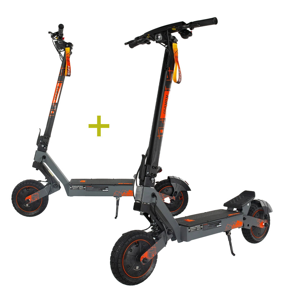 Promotional twin pack bundle offer containing two matching KuKirin G2 Ultra scooters.